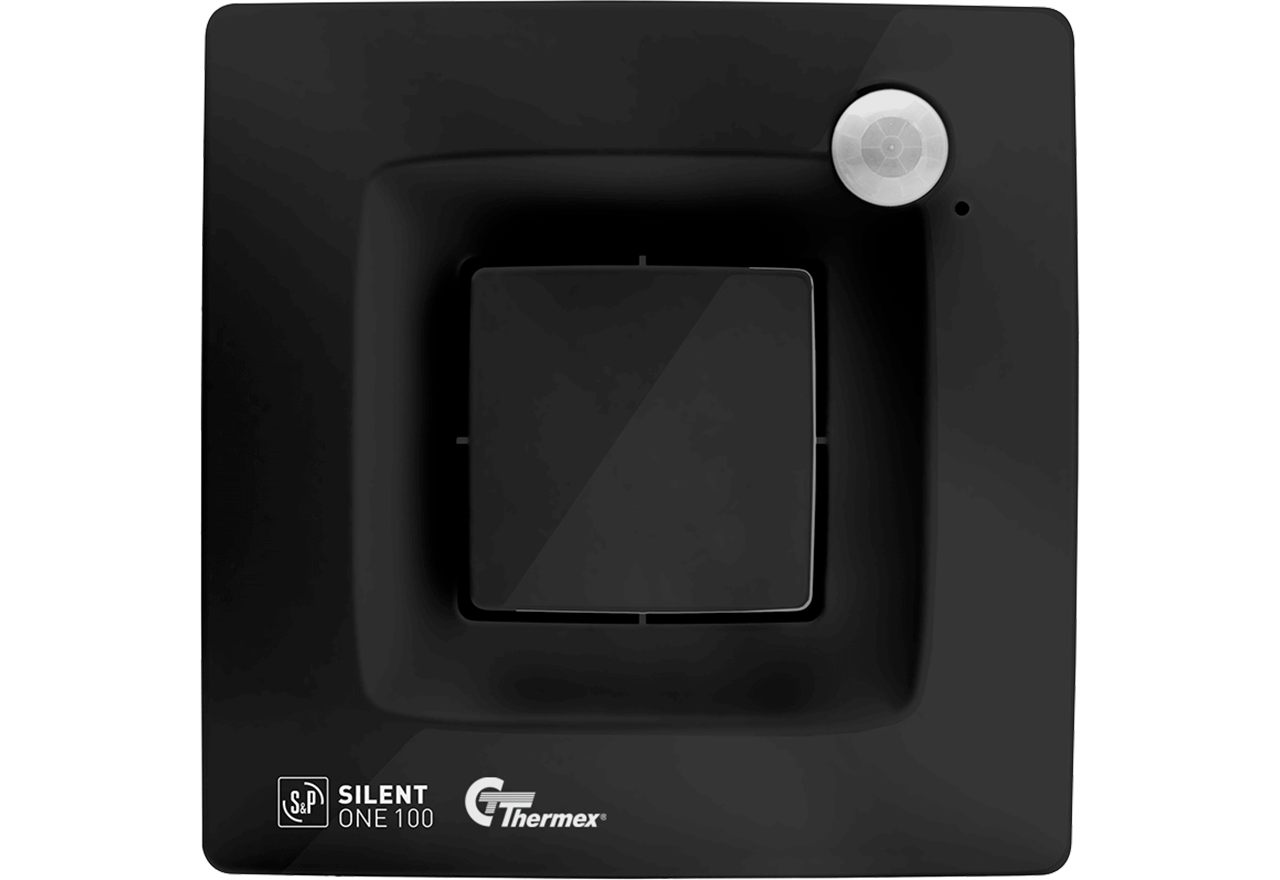 Thermex Silent One Ø100 mm, black