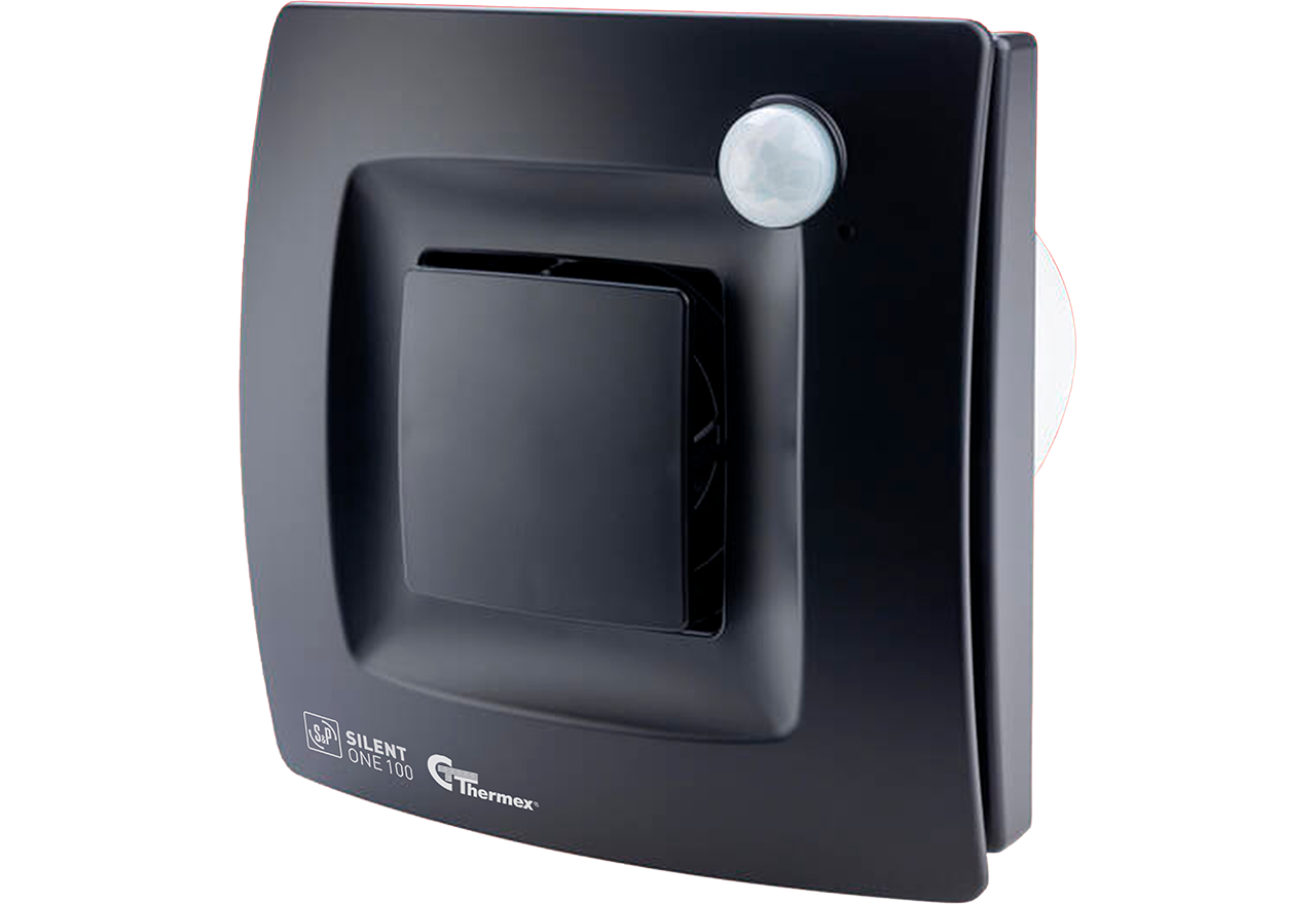 Thermex Silent One Ø100 mm, black