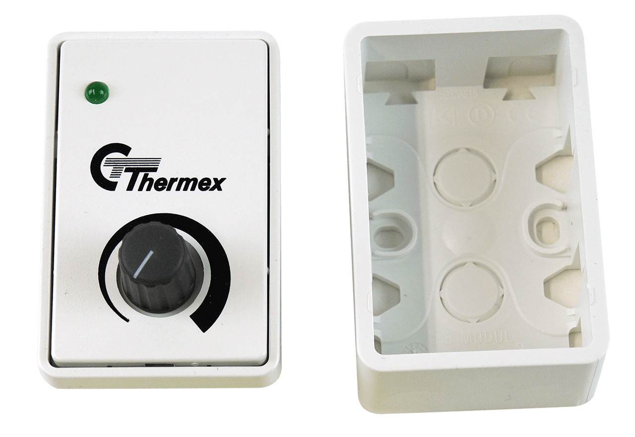 Regulator TR 15 white w/switch and base