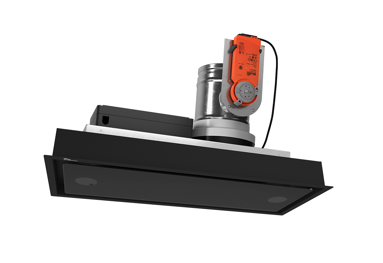 Central Metz Mini - 750 mm black w/motor, Centralvent Villa