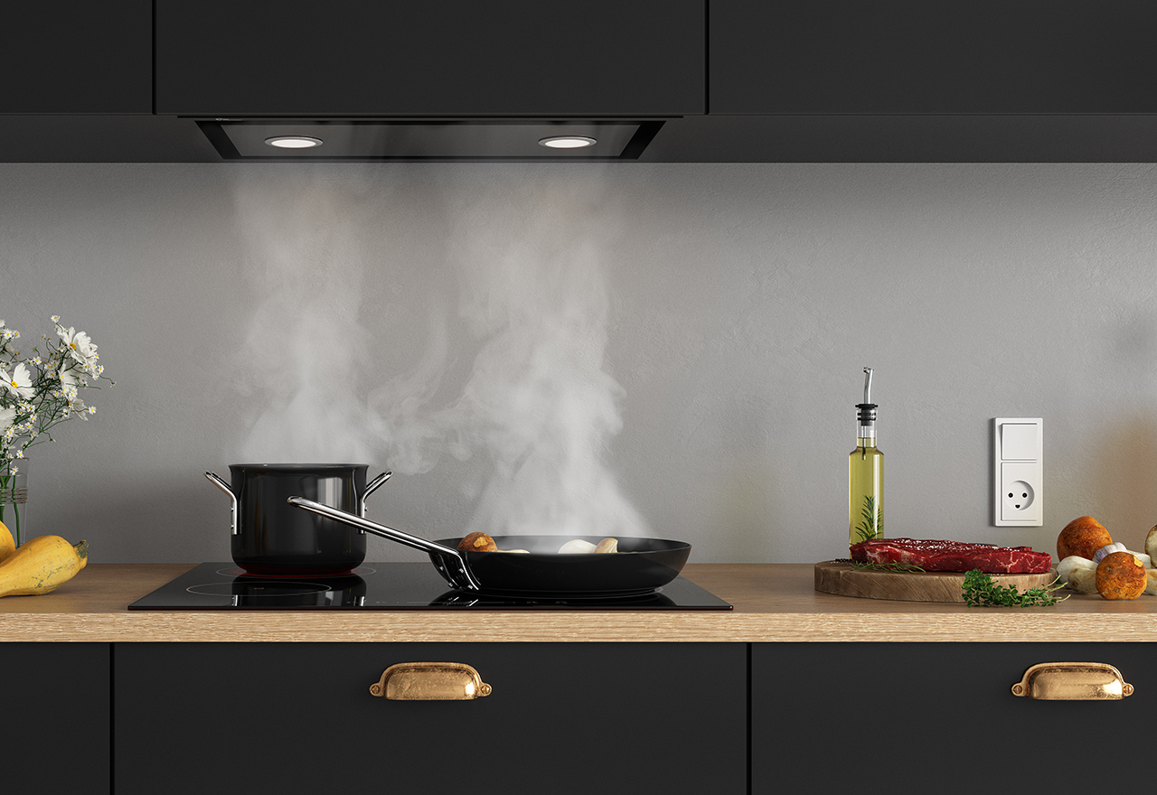 Design Line 8003 - 60 cm - build-in - black - Smarthome