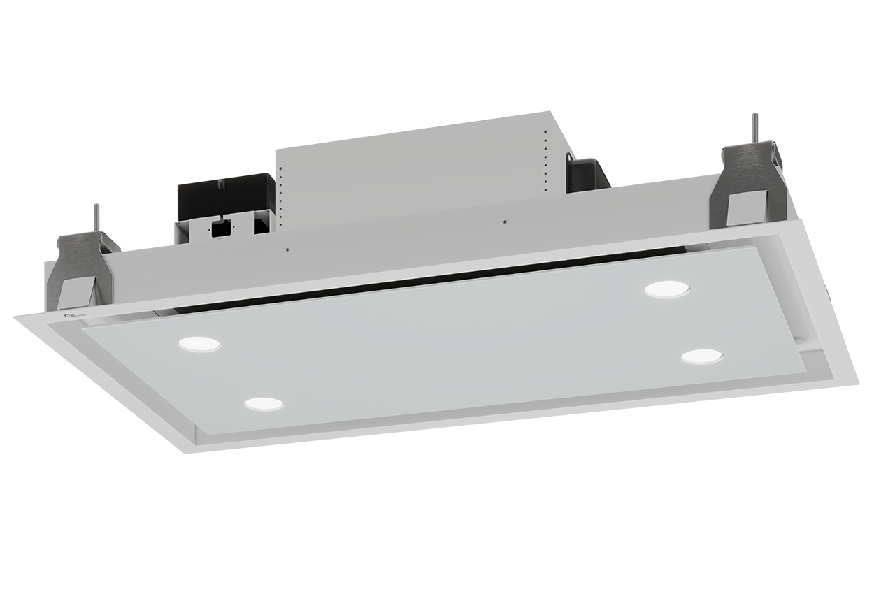 Metz Medio II - 90x50 hvid m/1 låge, m/motor