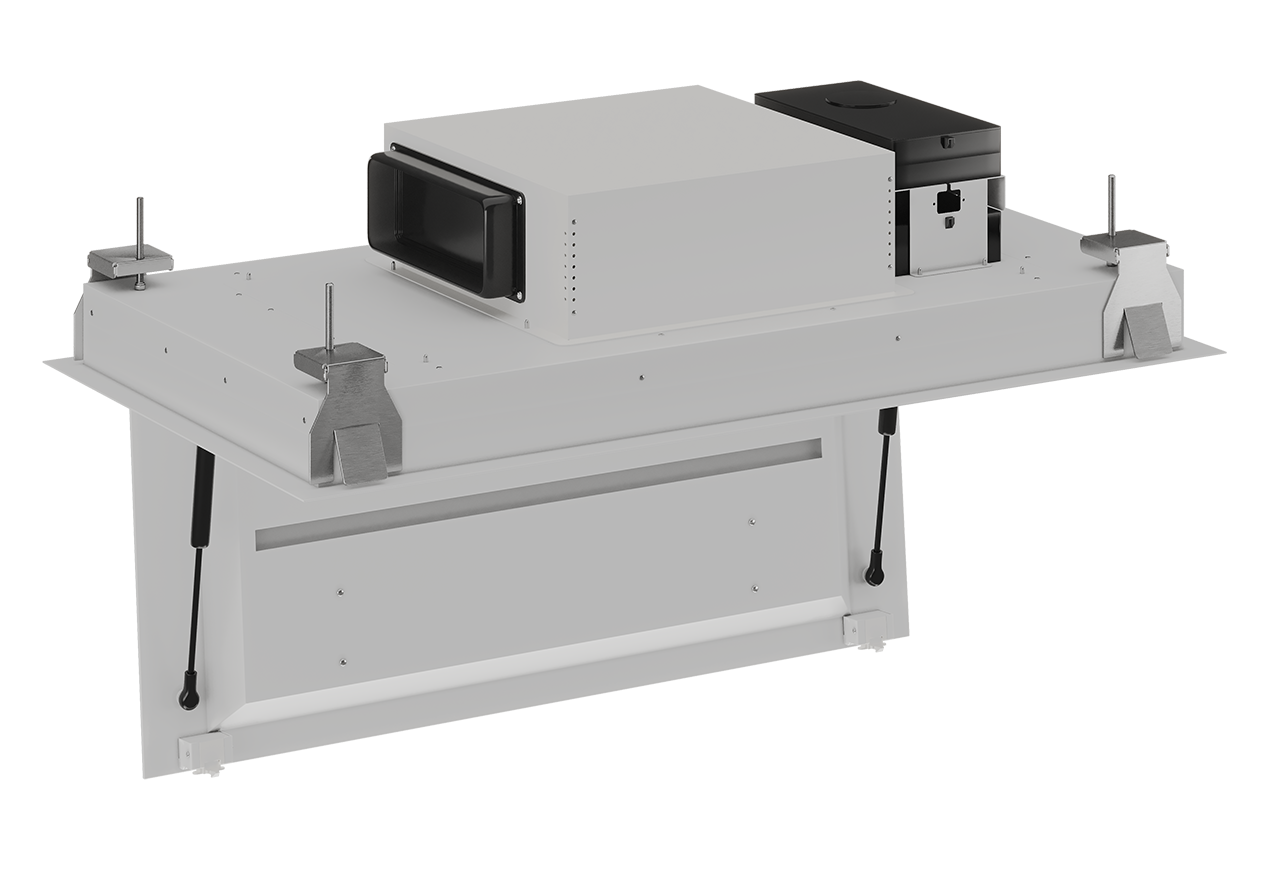 Metz Medio II - 90x50 hvid m/1 låge, m/motor
