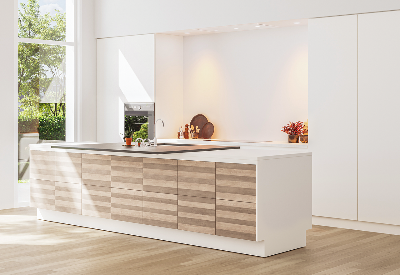 Passat Medio II - 90x50 cm - white w/motor Passat Medio II - 90x50 cm - white w/motor