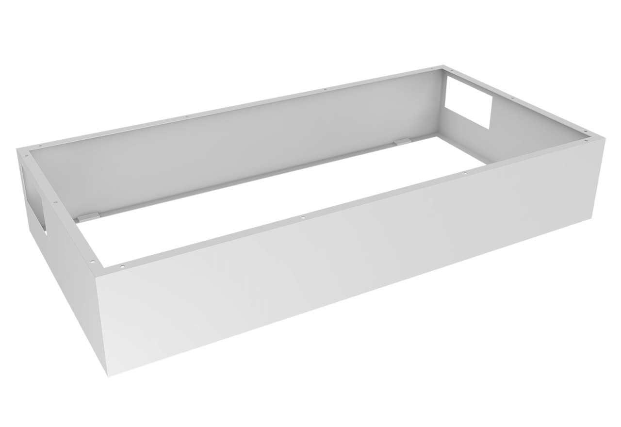 Ceiling podium 900 mm, white, high w/recirculation (height 255 mm) Ceiling podium 900 mm, white, high w/recirculation (height 255 mm)