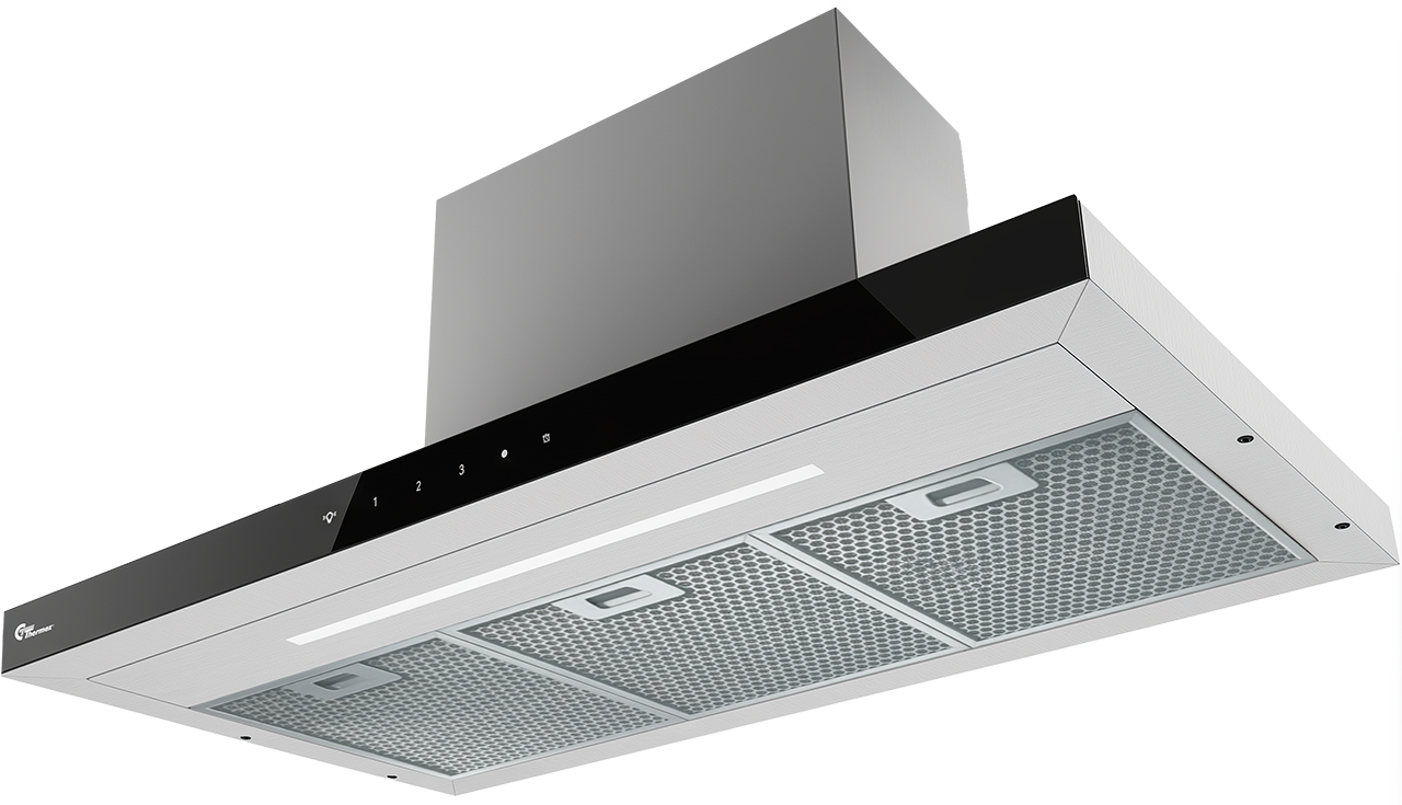 Super Silent GT - Stripe, 80 cm, stainless/black