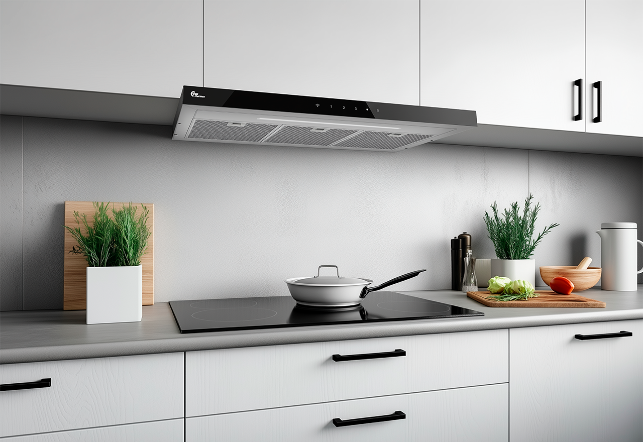 Super Silent GT - Stripe, 80 cm, stainless/black