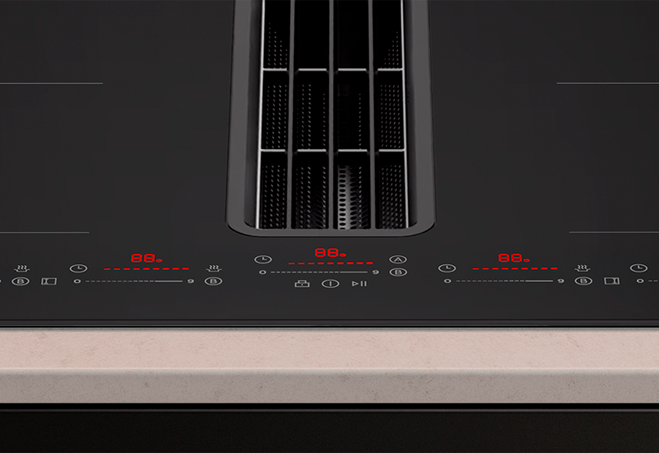 Downdraft One 80 cm with carbonfilter