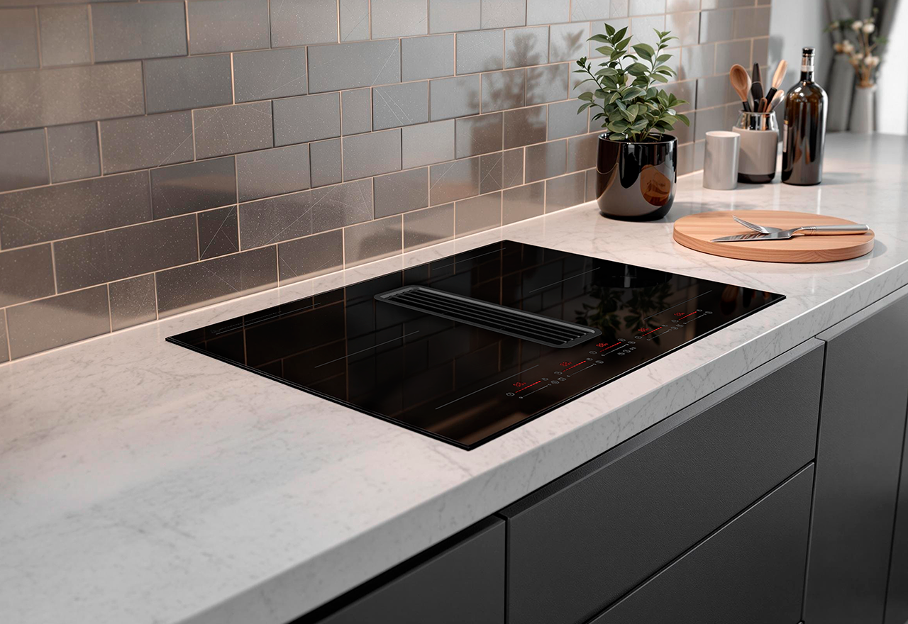 Downdraft One 80 cm with carbonfilter