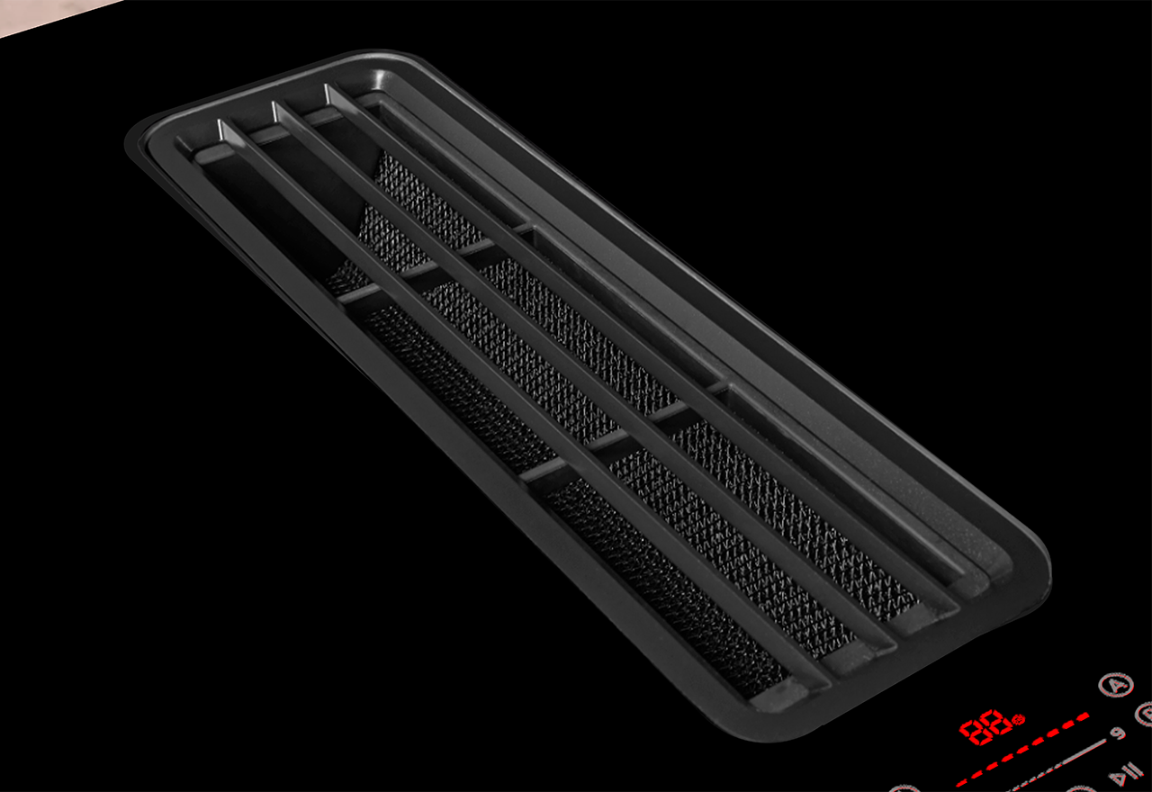 Copenhagen Gloss hob with built-in cooker hood