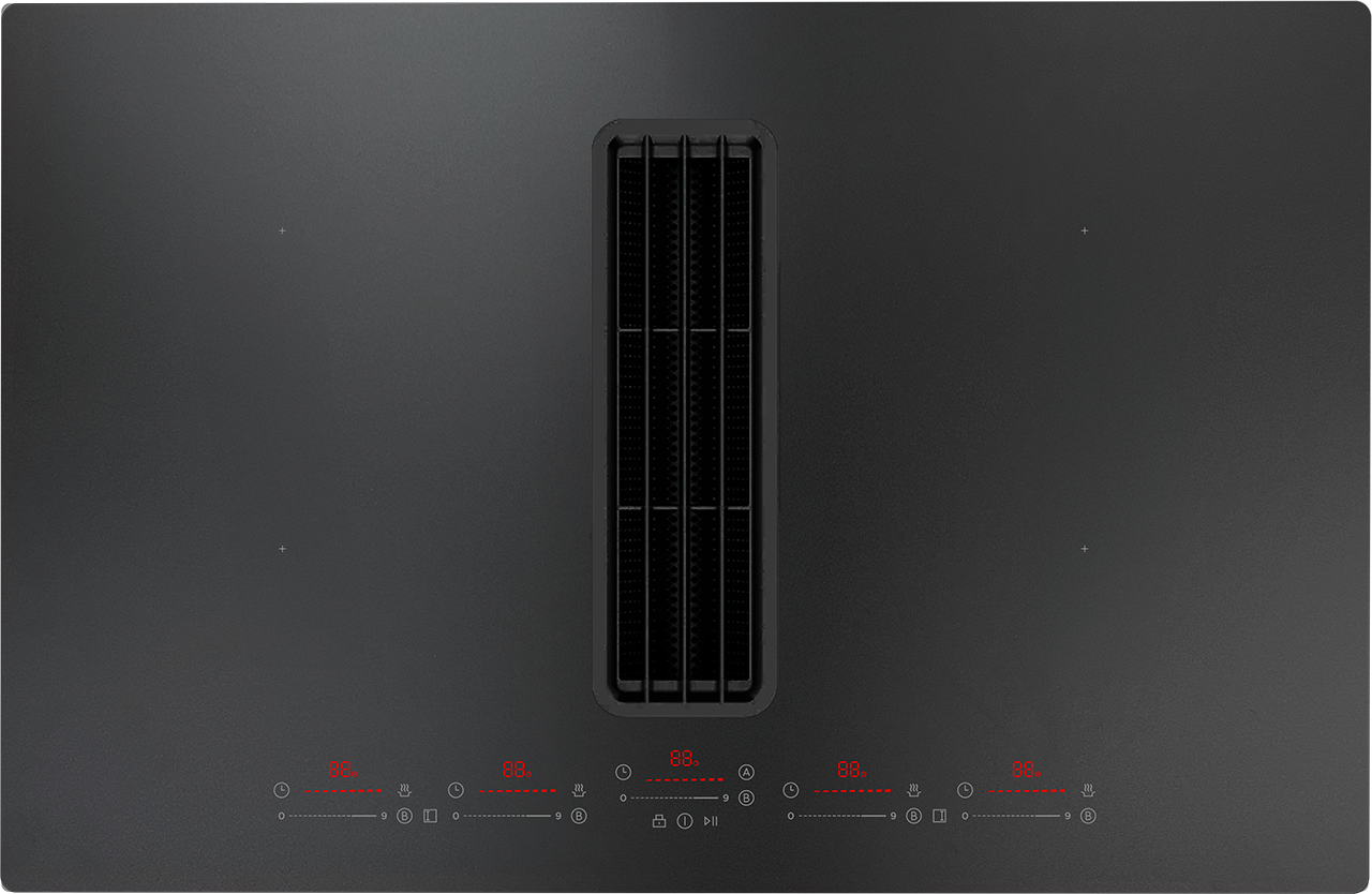 Copenhagen Matt hob with built-in cooker hood