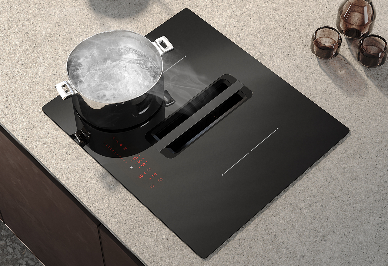Design Line Hurricane II 60 cm - Hood in hob