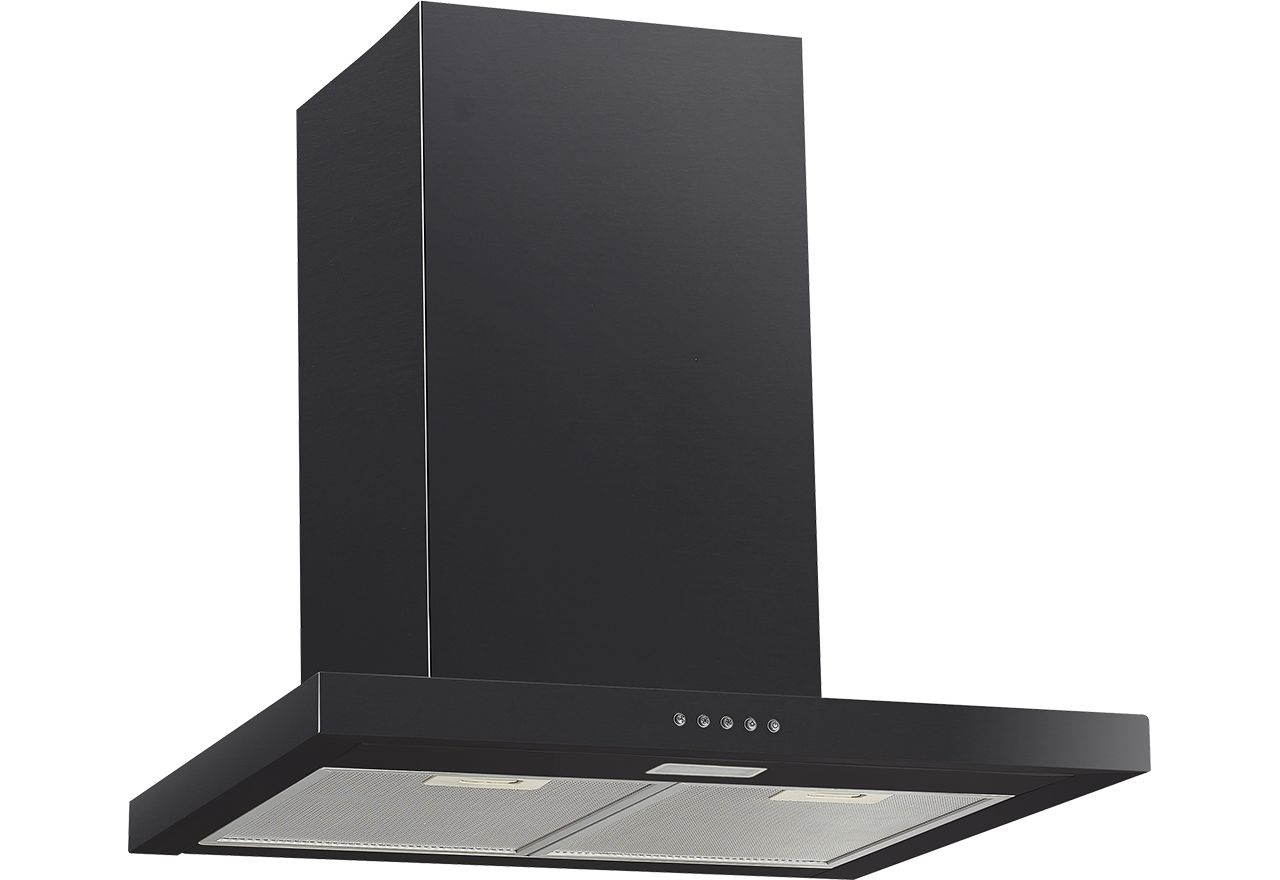 Stripe 60 - T shape - 60 cm, black, incl. carbonfilter