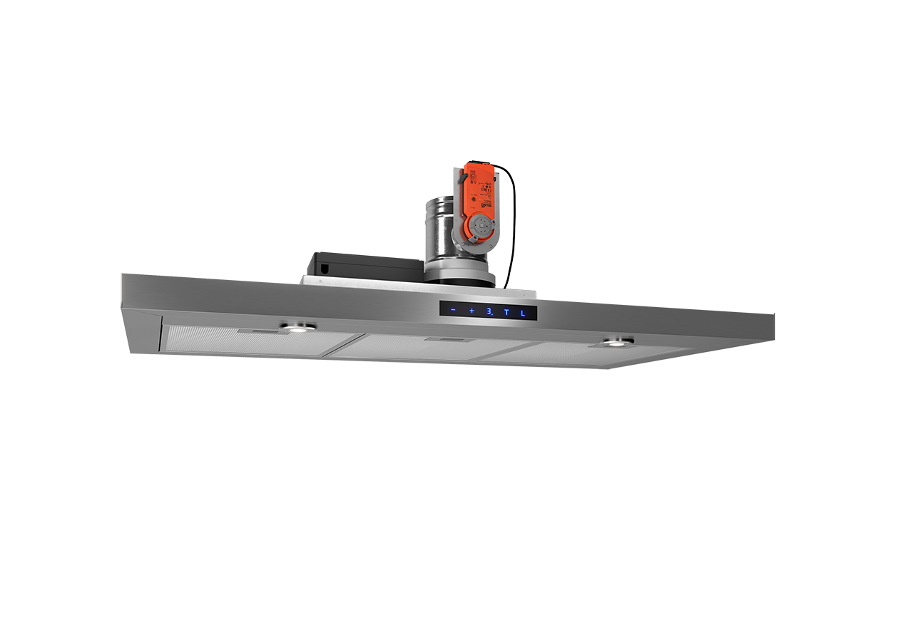 Central Harwich II wall 90cm stainless, apartment timer