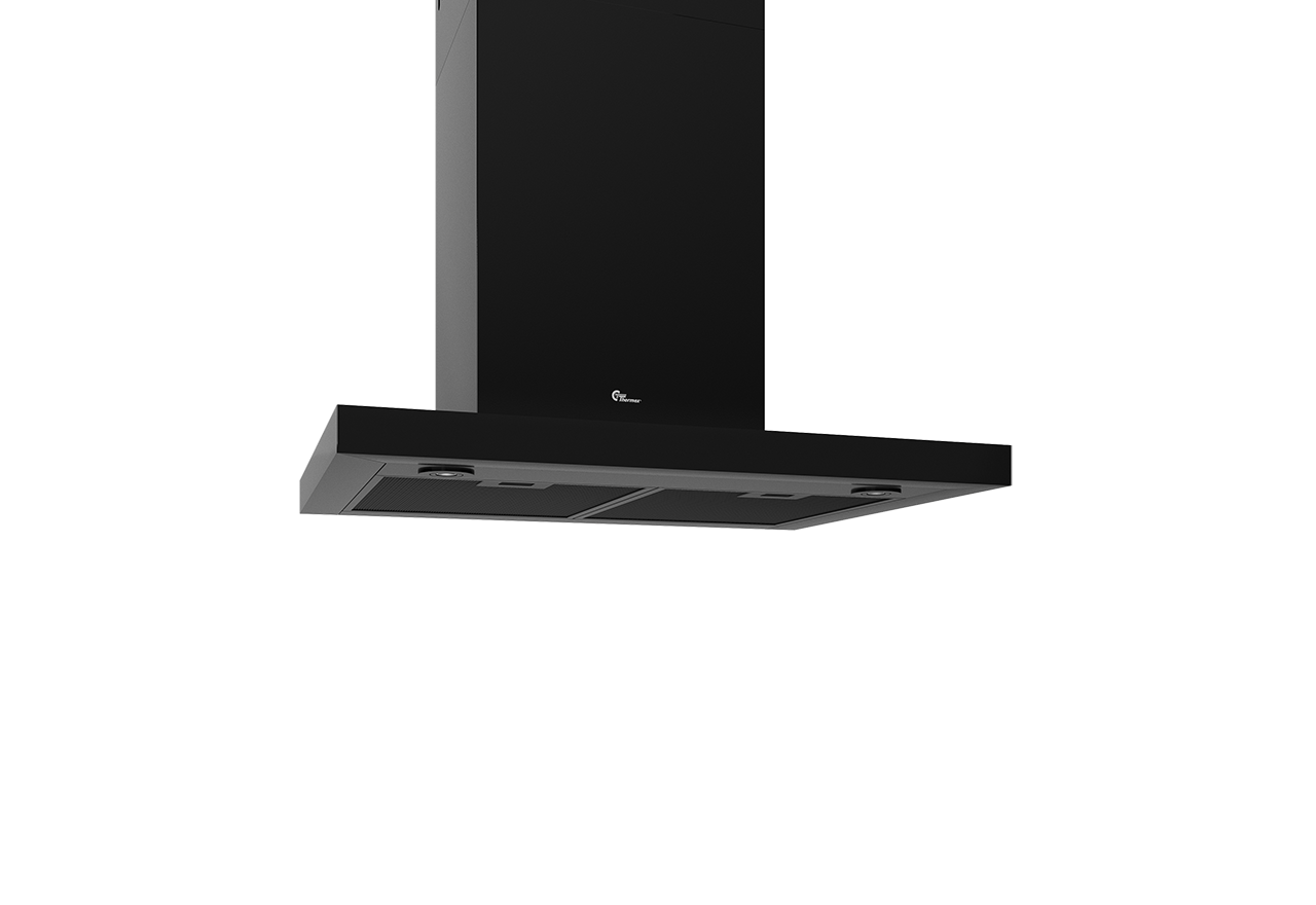 Design Line 8001 - 60 cm - wall - black - Smarthome