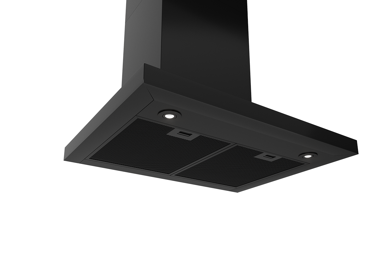 Design Line 8001 - 60 cm - wall - black - Smarthome