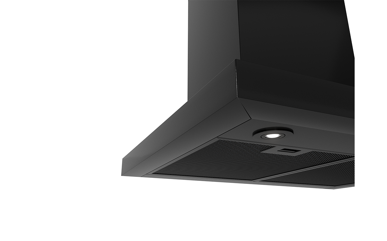 Design Line 8001 - 60 cm - wall - black - Smarthome