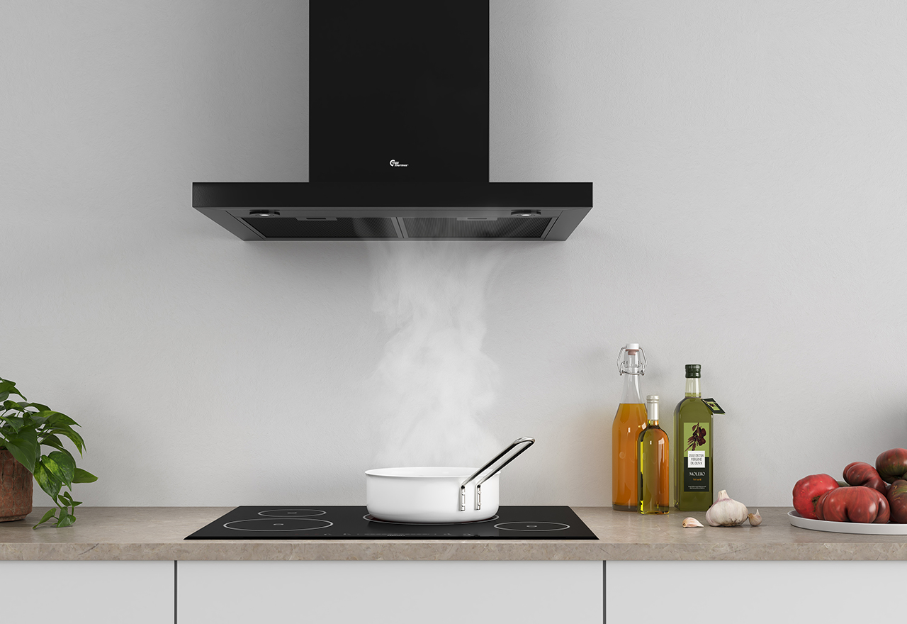 Design Line 8001 - 60 cm - wall - black - Smarthome