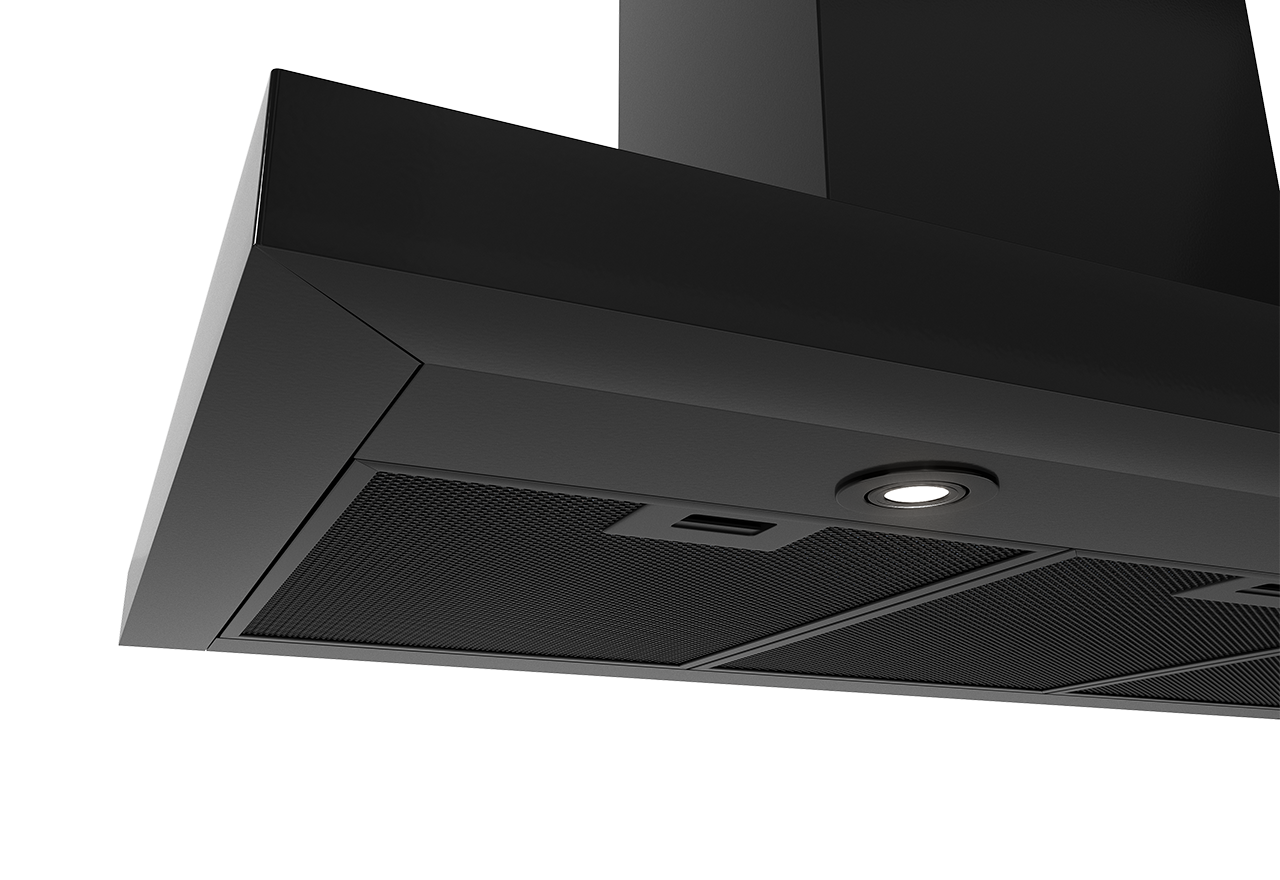 Design Line 8001 - 90 cm - wall - black - Smarthome