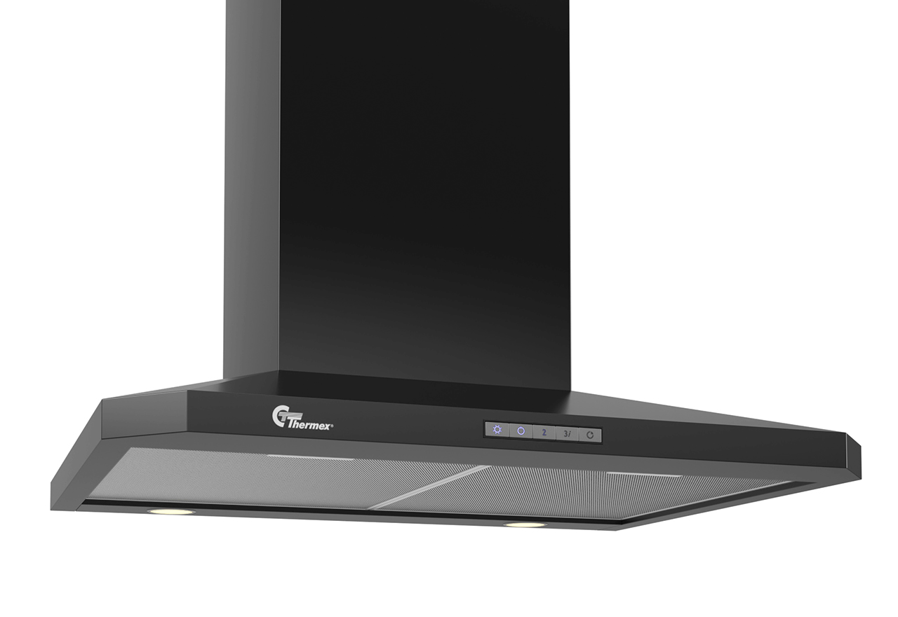 Central 787 wall 60 cm black, apartment timer