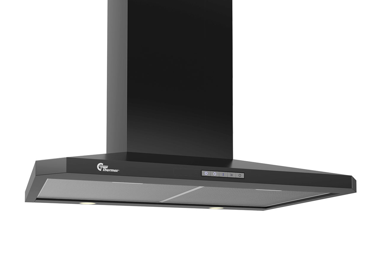 Central 787 wall 70 cm black, apartment timer