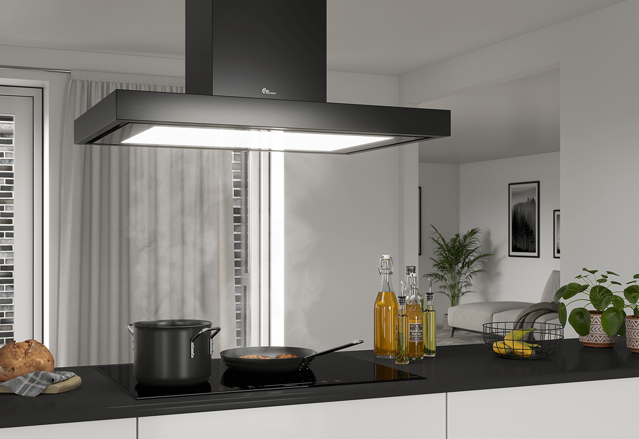 Harwich Lux - 90 cm, FH, black with motor