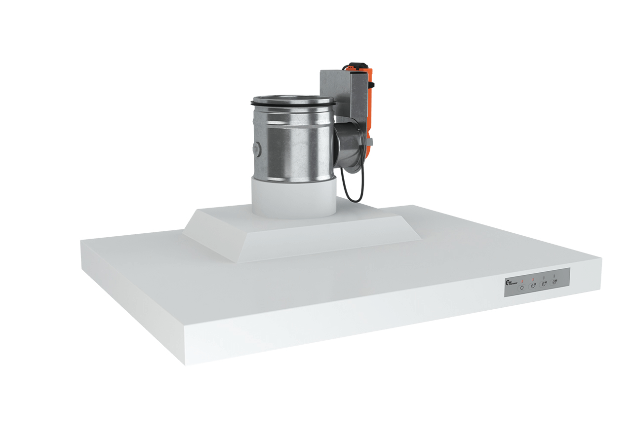 Airslim, 600 mm, White, Central ventilation