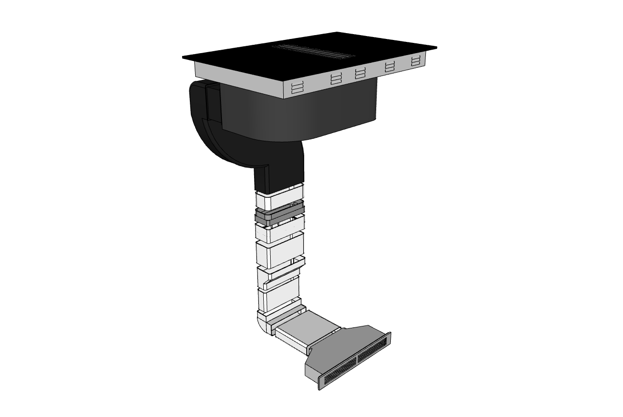 Recirculation kit – low for Downdraft One