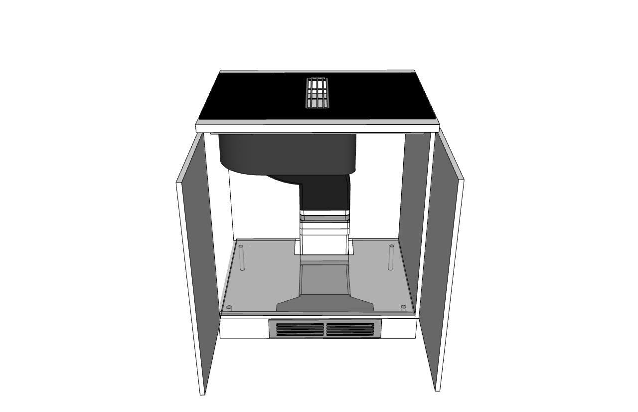 Recirculation kit for Trend Downdraft