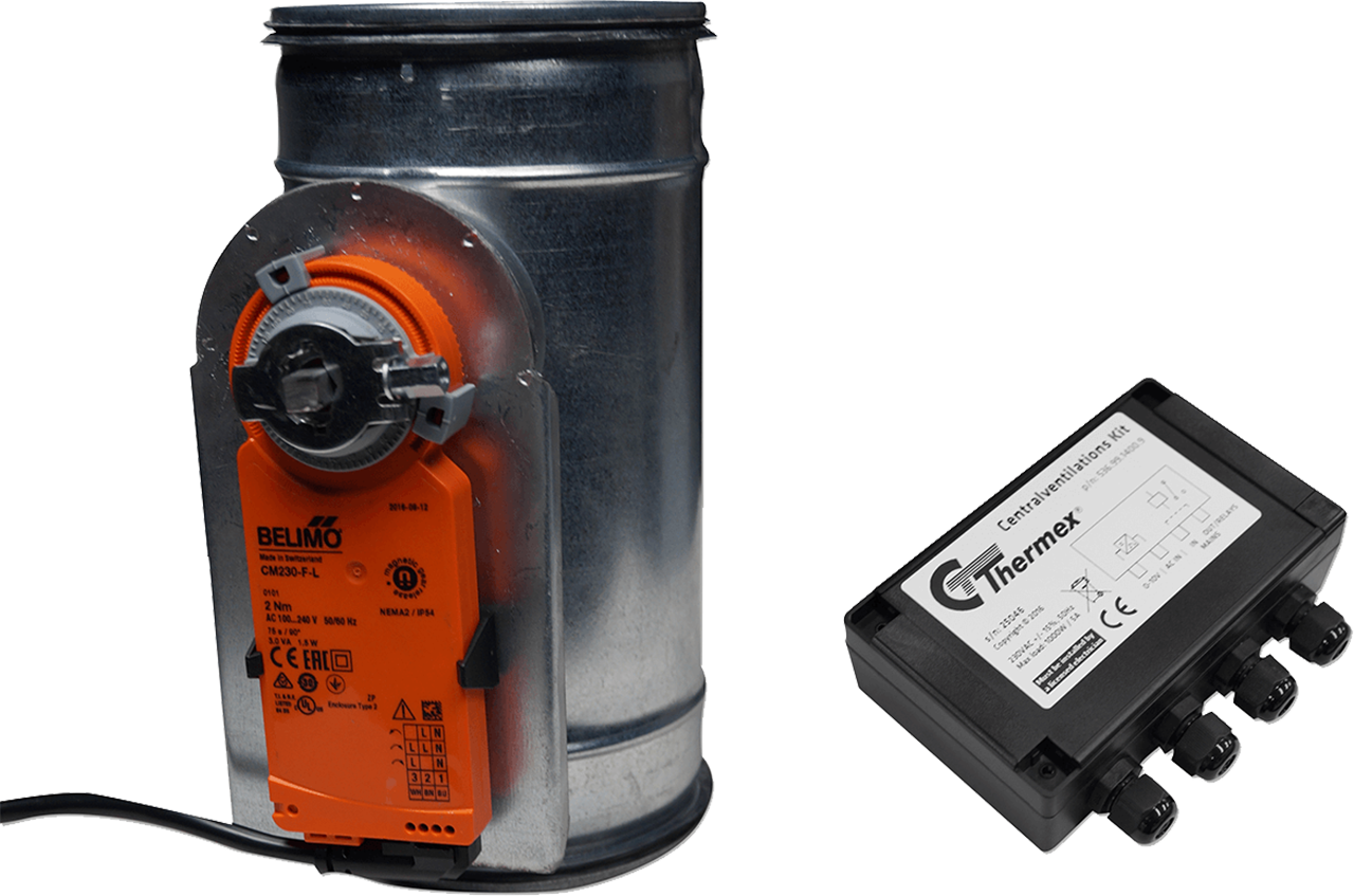 Central 787 wall 70 cm stainless, apartment timer