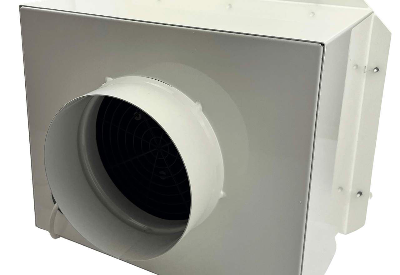 Plasmex filter with mounting box for built-in cabinet