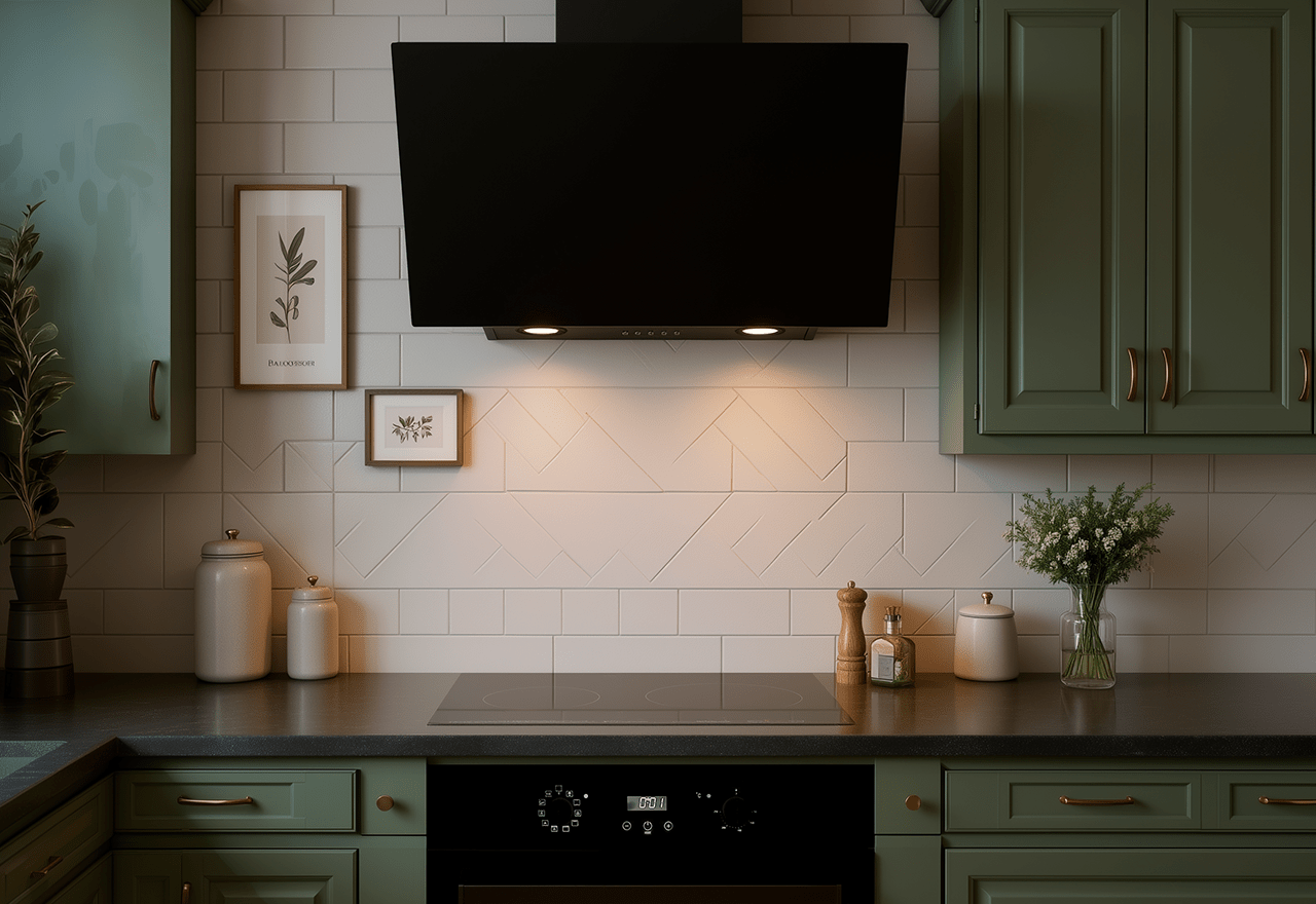 Tical 60 cm, vertical vægmodel, sort