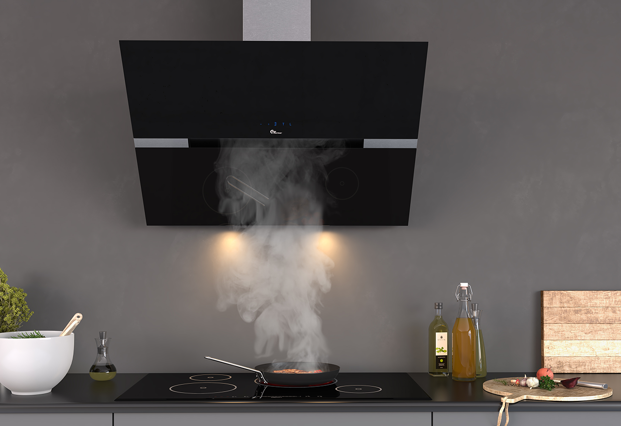 Preston II 600 mm Stainless/Black With motor Preston II 600 mm Stainless/Black With motor