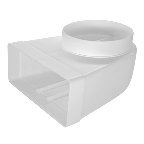 Bend 90° 220x90 mm - Ø150 mm Bend 90° 220x90 mm - Ø150 mm