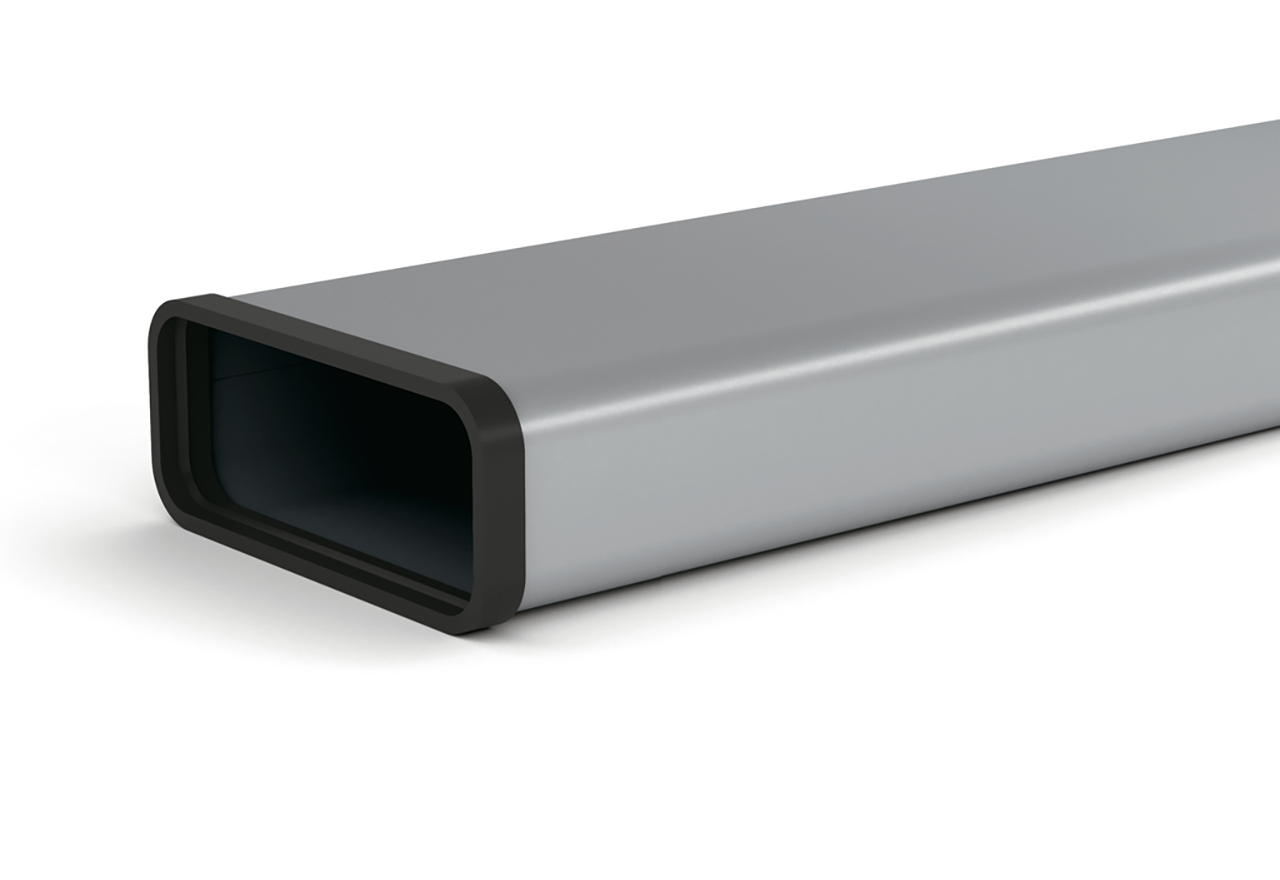 Flat channel 216x83 mm L:1000 mm (metal)