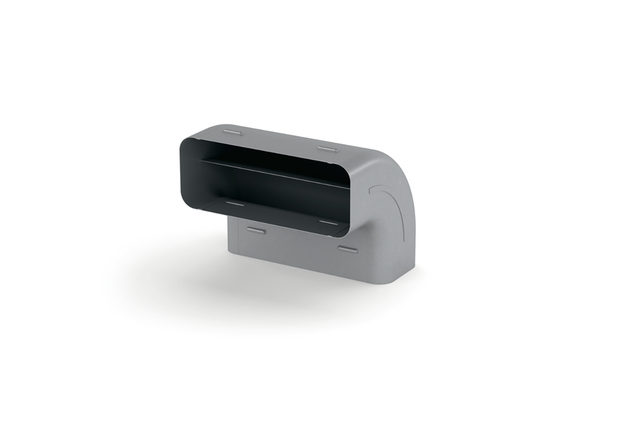 Vertical 90 gr bend 216x83 mm (metal) Vertical 90 gr bend 216x83 mm (metal)