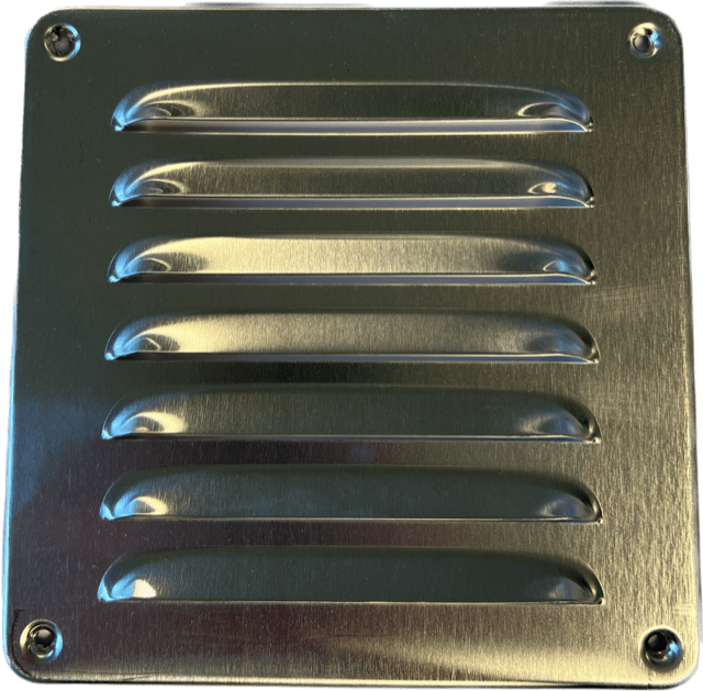 Metal slatted grid 15x15 cm