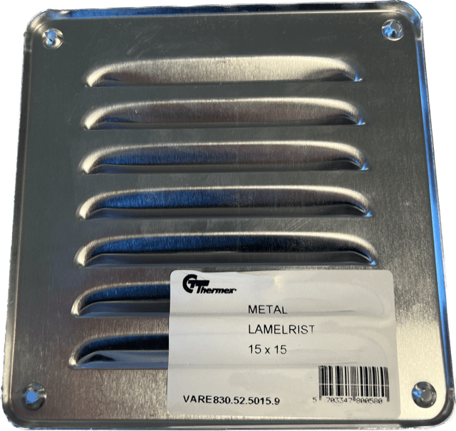 Metal slatted grid 15x15 cm