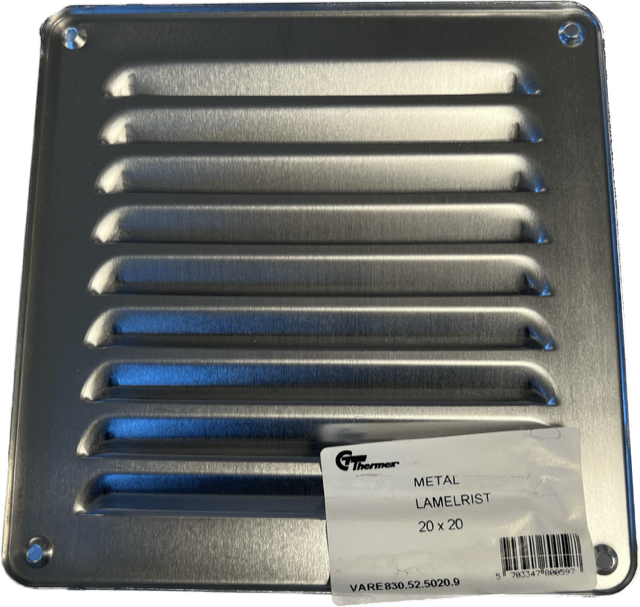 Metal slatted grid 20x20 cm Metal slatted grid 20x20 cm