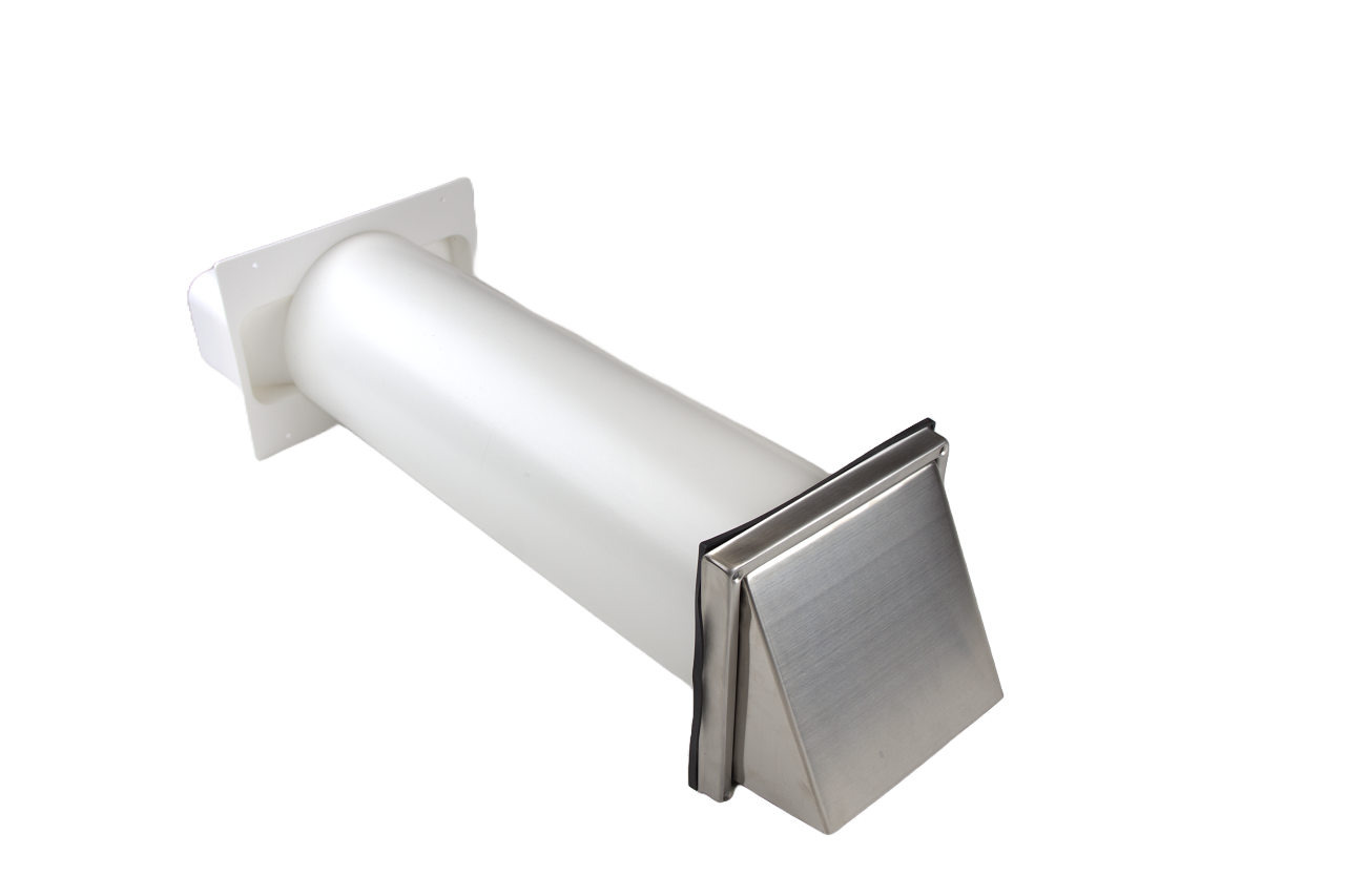 Wall Duct Kit 220x90 Stainless