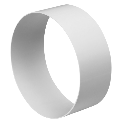 Plastic pipe Ø150 intermediate piece 6 cm