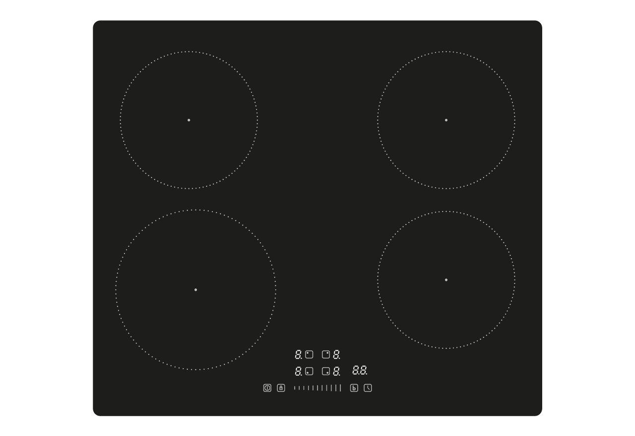 Nordic 6560 induction hob, 60 cm