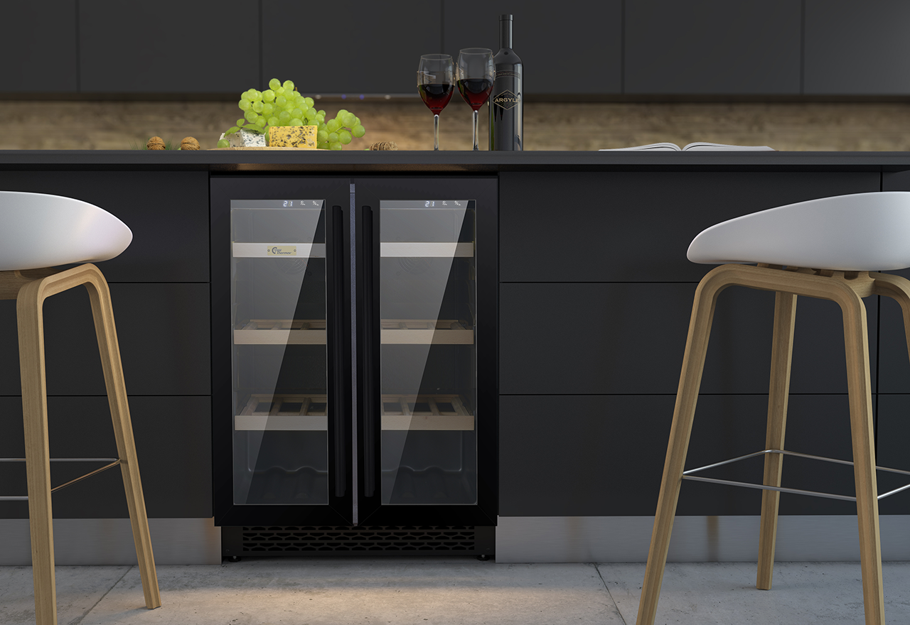 Nordic 7150 wine cooler - double zone