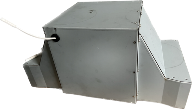 Mounting box plinth including mounted plasmex filter